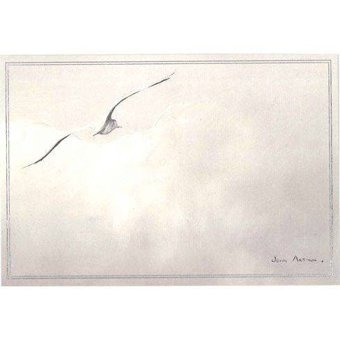 Flying bird sympathy card from Pictura's everyday cards collection, featuring a delicate bird illustration on a heartfelt greeting card.